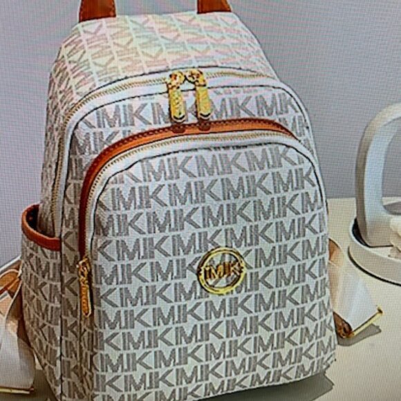 Multi Brand  Women's Leather Handbag White #758 - Picture 2 of 5